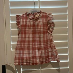 Flannel Anthropologie top!